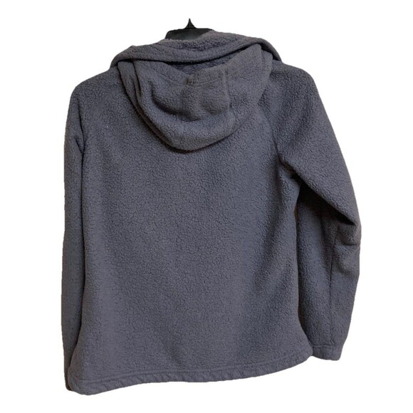 Women's Kuhl Flight Pullover Hooded Fleece Snaps Gray Size Medium - Picture 8 of 8